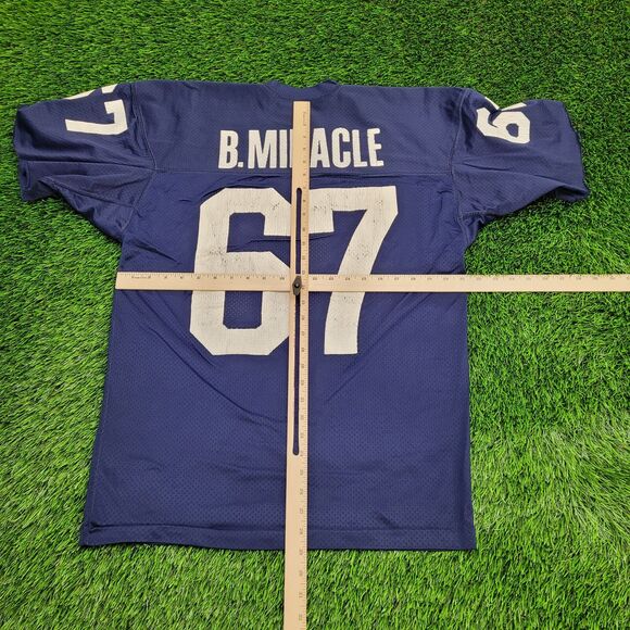 Vintage 60s Champion Football Shirt Large 21x29 Blue - Picture 2 of 14